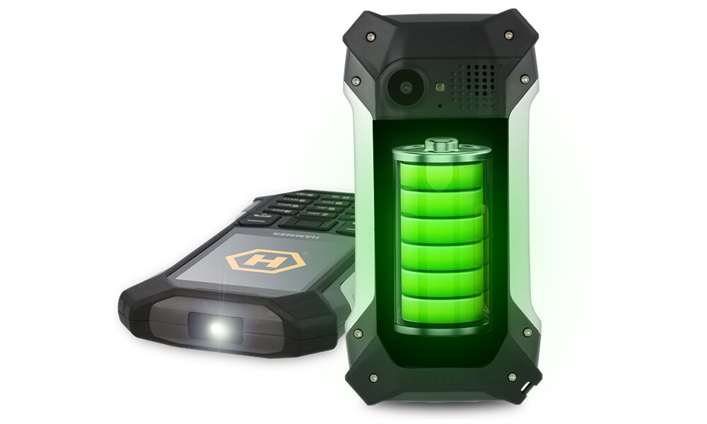 Telefon HAMMER Patriot Czarny