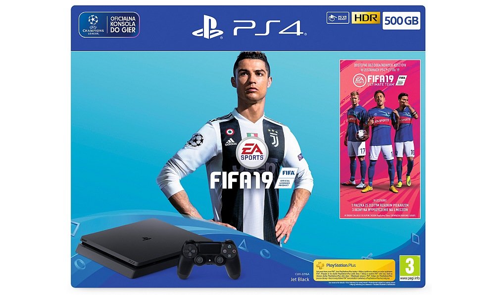 Konsola SONY PlayStation 4 Slim zestaw gra kontroler