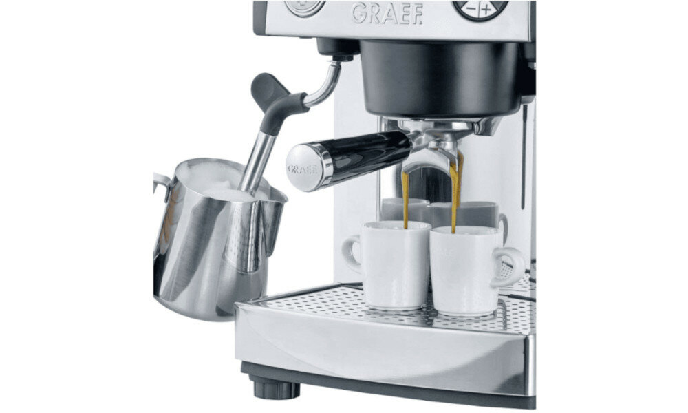 Ekspres GRAEF Baronessa ES 902 Srebrno-czarny