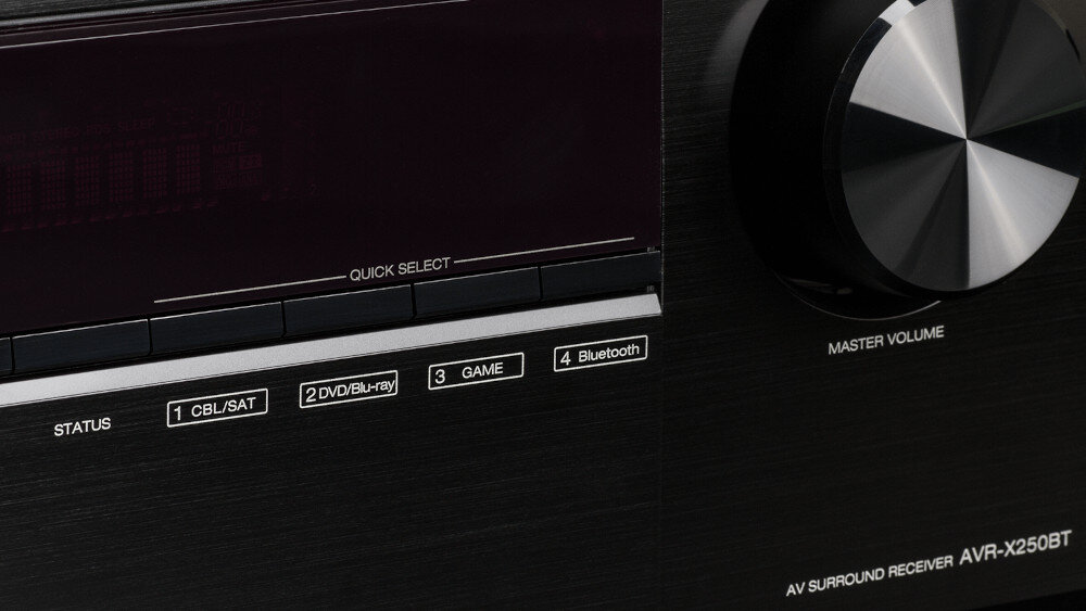 Kino domowe DENON AVR-X250BT + WILSON Movix - komunikacja