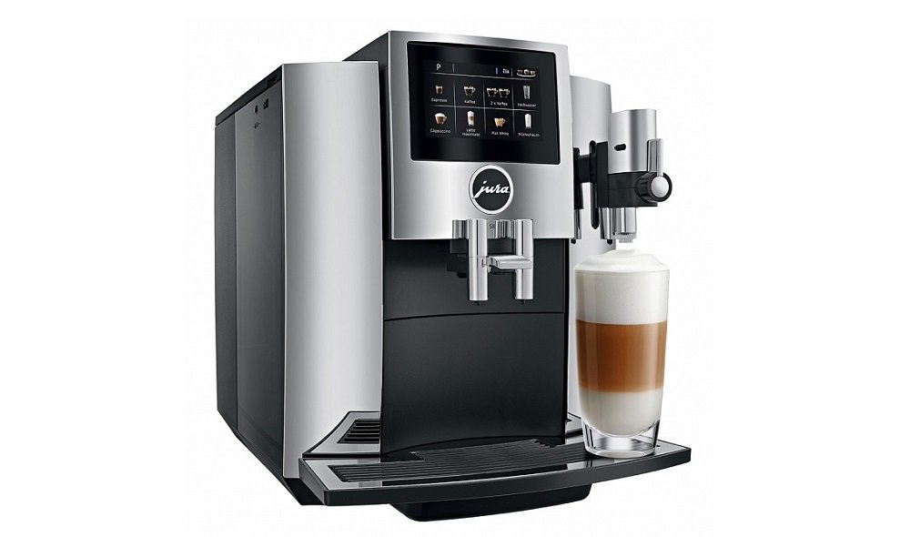 Ekspres JURA S8 Chrom Młynek Aroma Proces Ekstrakcji Pulsacyjnej