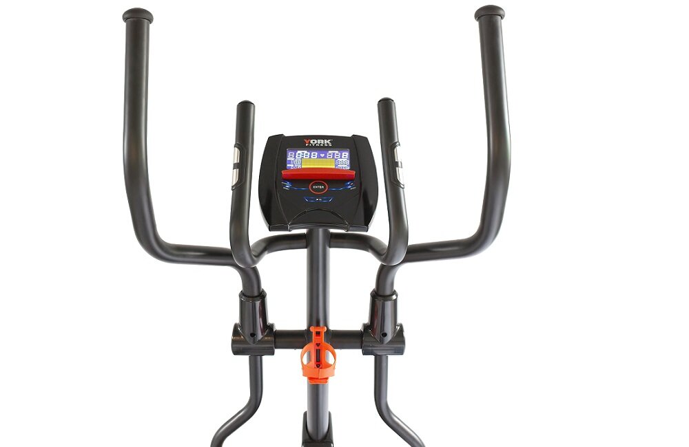 Orbitrek magnetyczny YORK FITNESS X520 Uchwyt na bidon i podstawka pod urządzenia multimedialne