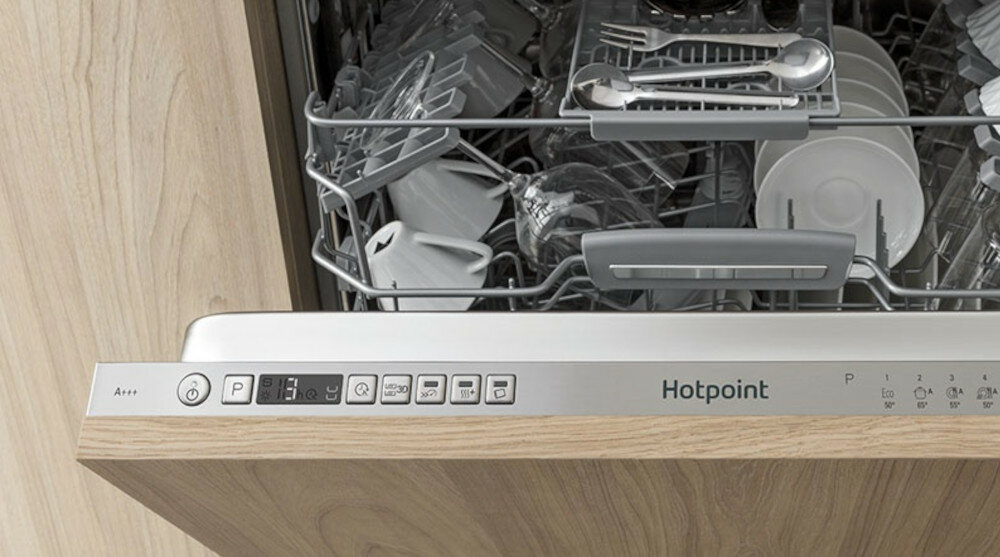 Zmywarka HOTPOINT ARISTON HSFO3T235WC wyświetlacz sterowanie