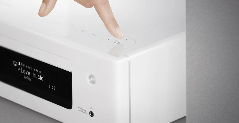 Wieża DENON Ceol N10 Szary dotykowy panel powłoka