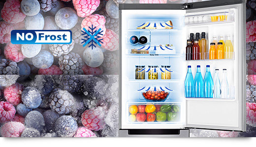 Wnętrze lodówki No Frost