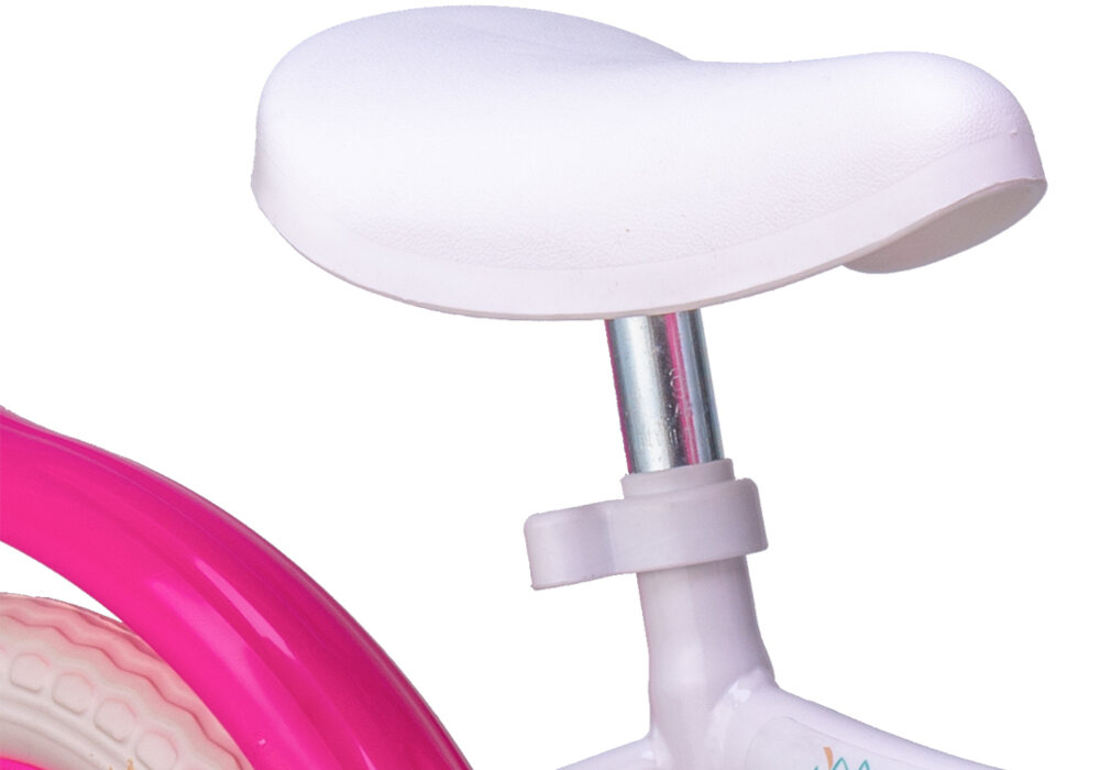 Rower MASZA I NIEDŹWIEDŹ 12 Biały kierownica wspornik