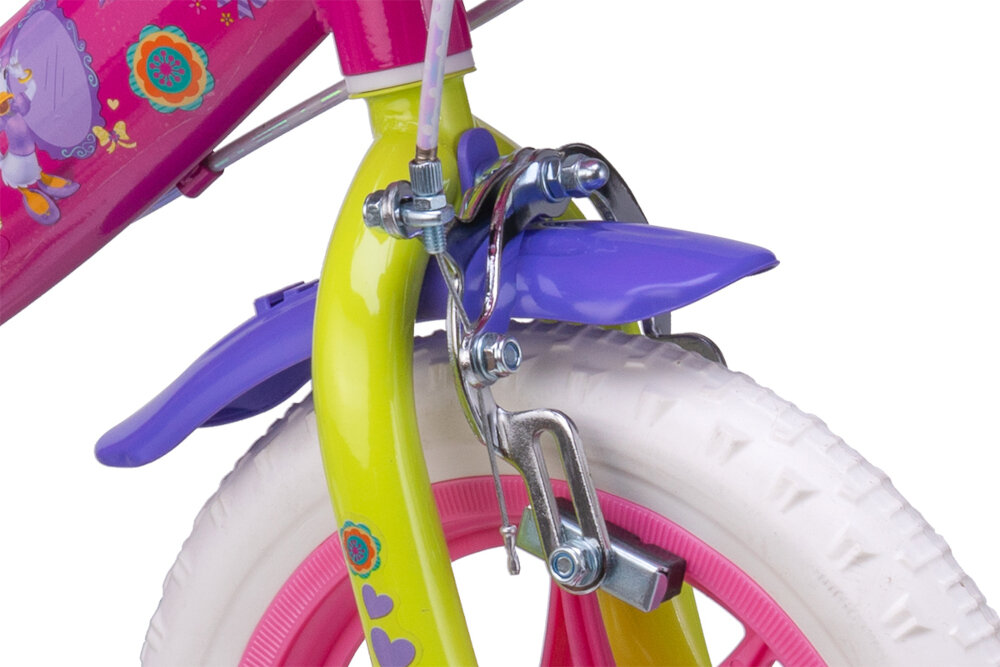 Rower DISNEY Minnie 12 Różowy hamulec przedni