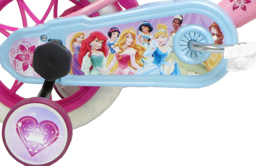 Rower DISNEY Księżniczka 12 Różowy kolka podporowe oslona
