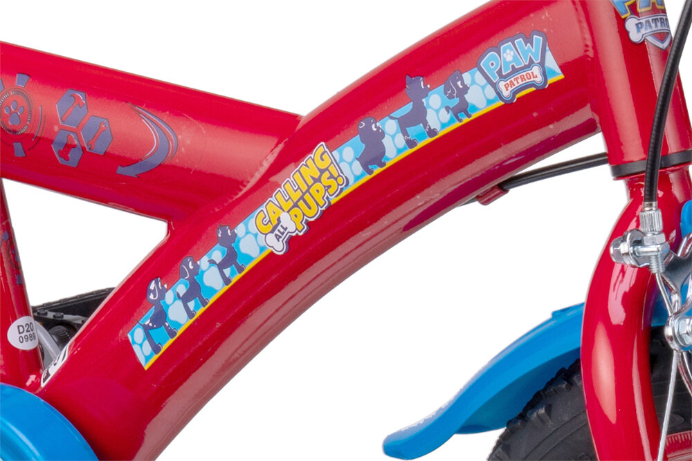 Rower NICKELODEON Psi patrol 14 Czerwony rama