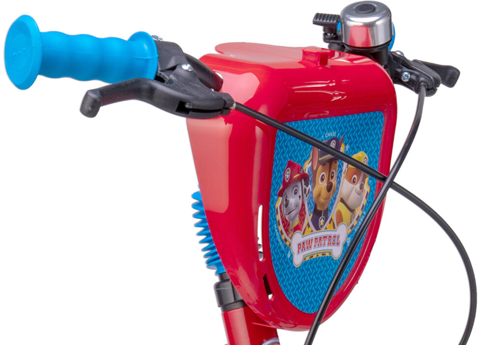 Rower NICKELODEON Psi patrol 14 Czerwony dzwonek nakladka na kierownicę blotniki