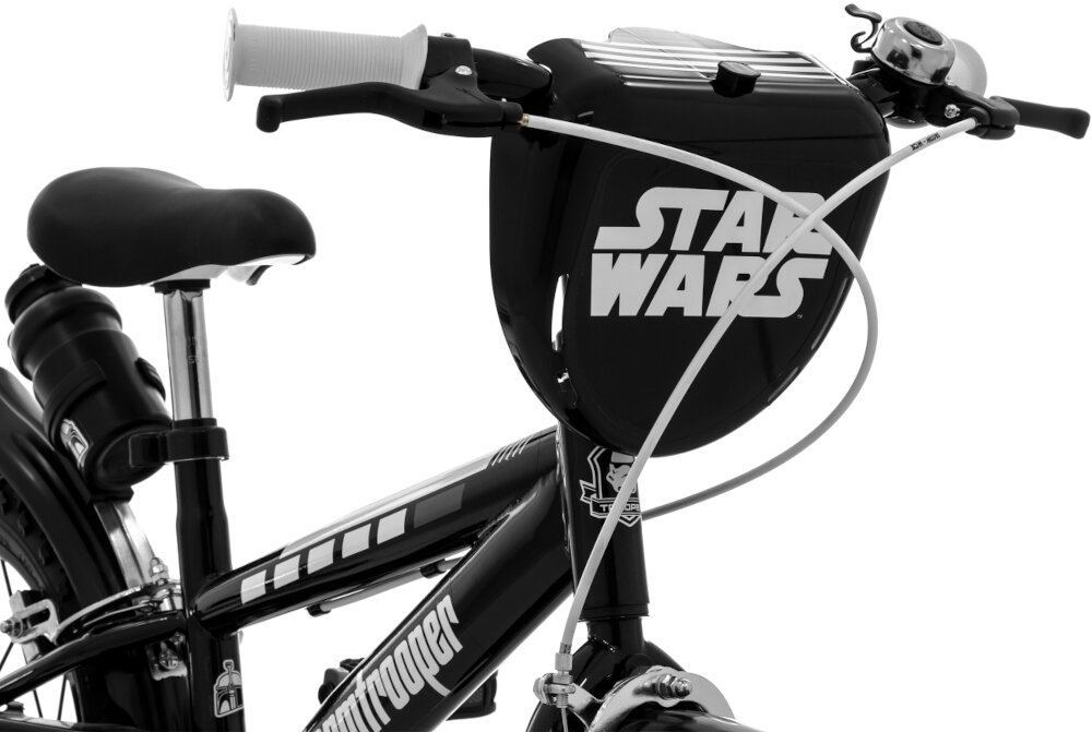 Rower DENVER Star Wars 14 Czarny dzwonek nakladka na kierownicę blotniki