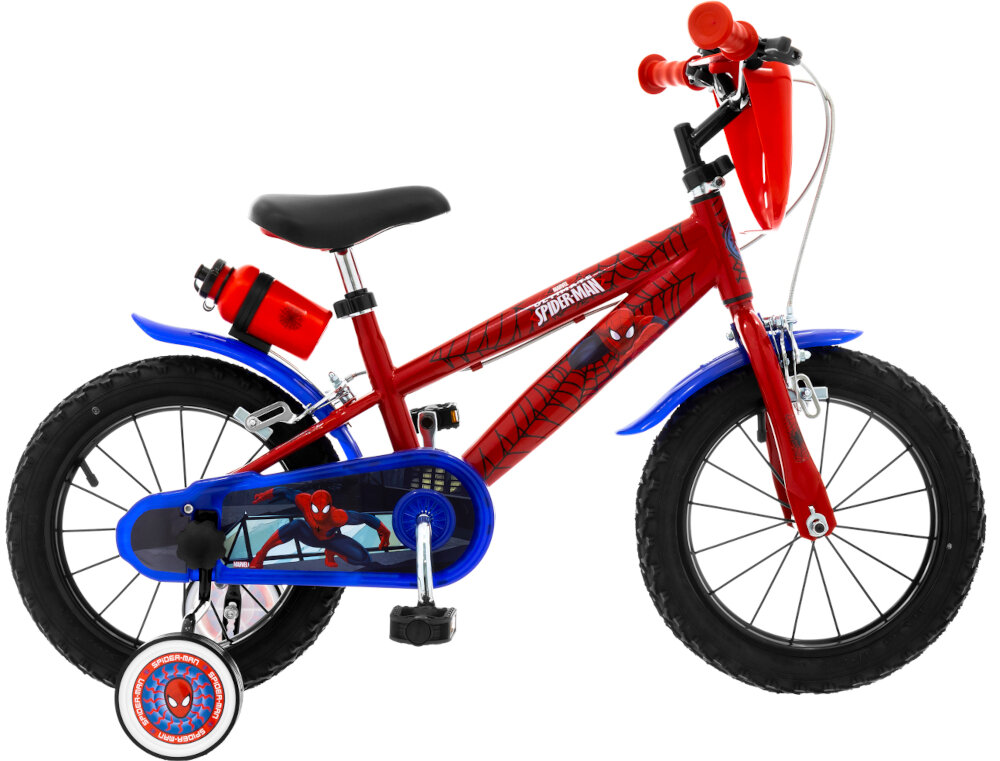 Rower MARVEL Spiderman 14 Czerwony wyglad