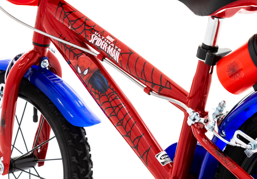 Rower MARVEL Spiderman 14 Czerwony rama