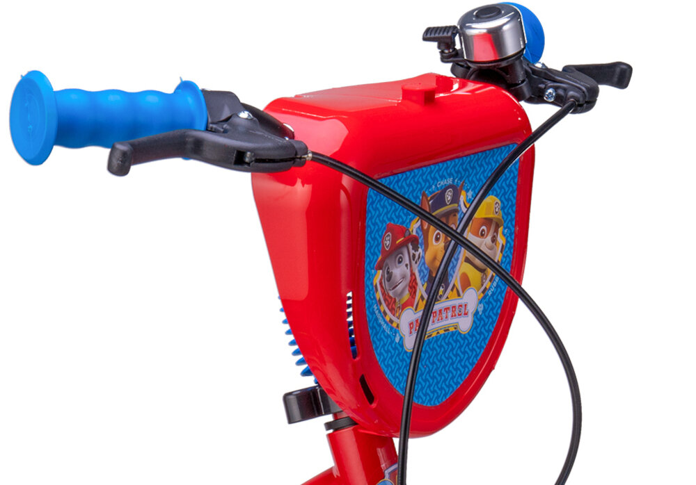 Rower NICKELODEON Psi patrol 16 Czerwony dzwonek nakladka na kierownicę blotniki
