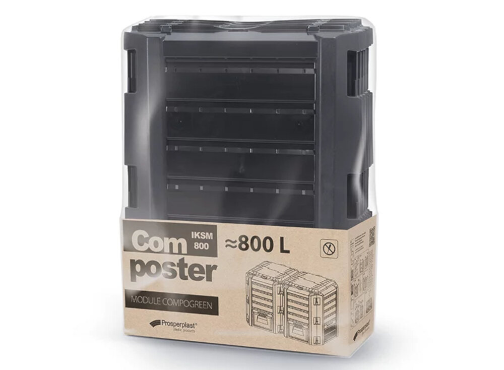 Kompostownik PROSPERPLAST IKSM-800C zestaw dwukomorowy Kompostownik dokumentacja