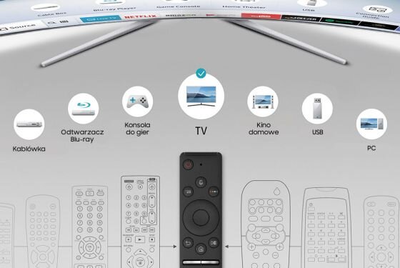 Samsung Jeden pilot do większości urządzeń. Smart Control