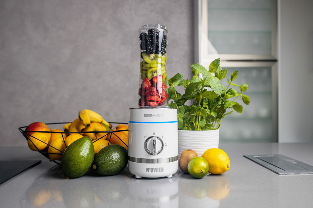 Blender kielichowy NOVEEN Sport Mix & Fit SB1100 X-line moc funkcjonalnosc nowocczesny wyglad