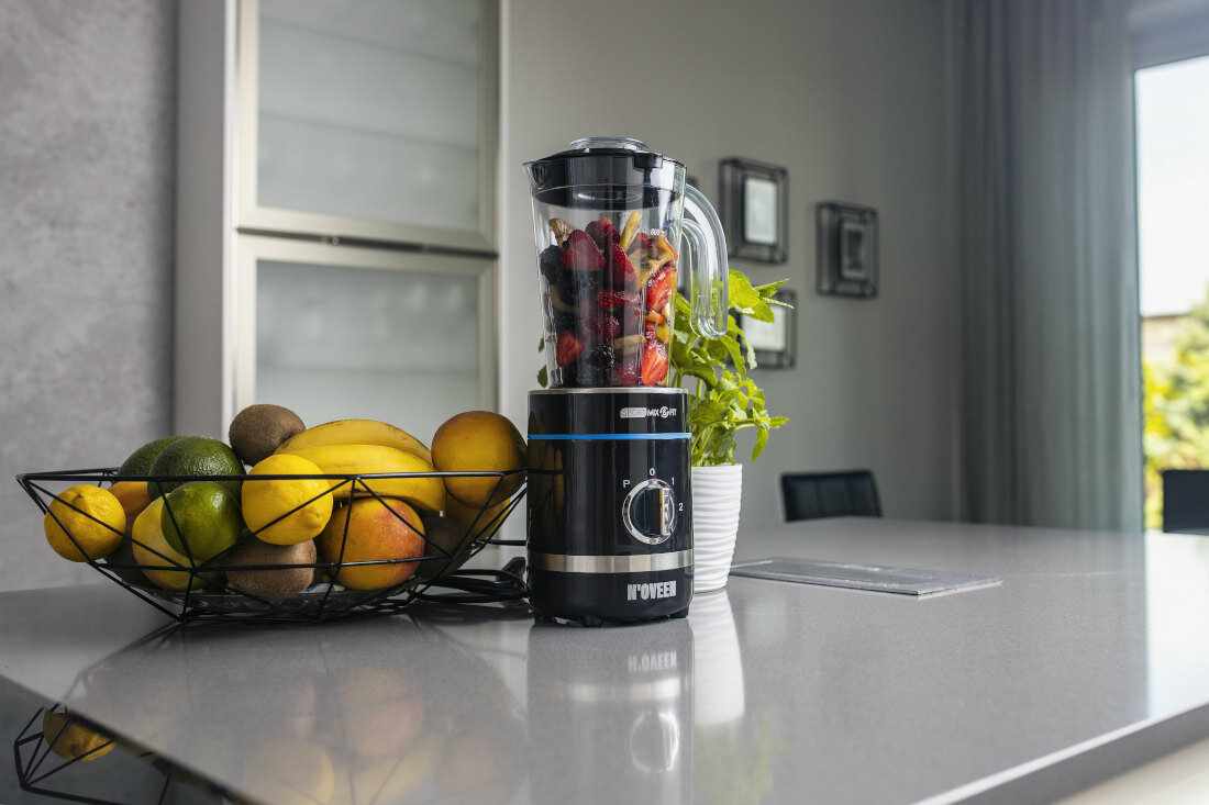 Blender kielichowy NOVEEN SB2000 Xline 6-ramienne ostrza wykonanie stal nierdzewna