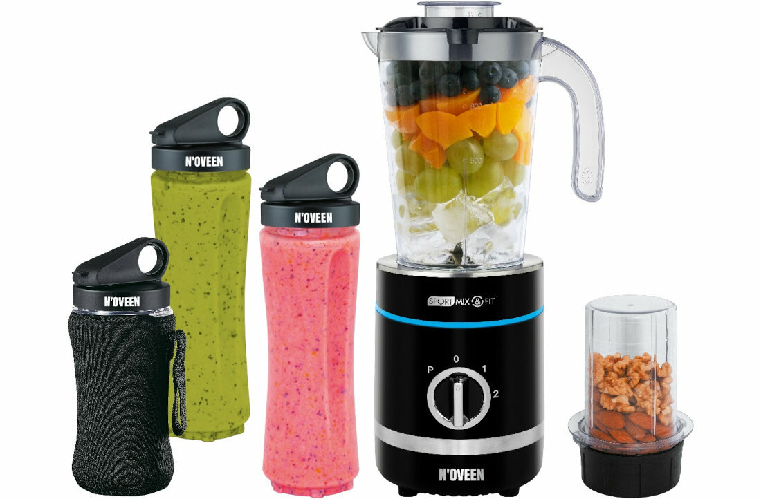 Blender kielichowy NOVEEN SB2000 Xline zestaw akcesoria komplet wyposazenie