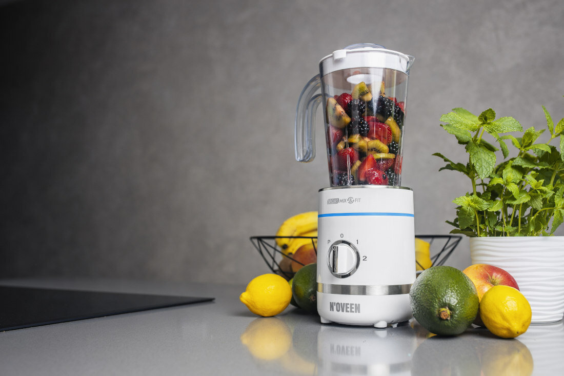 Blender kielichowy NOVEEN SB2100 Xline 6-ramienne ostrza wykonanie stal nierdzewna