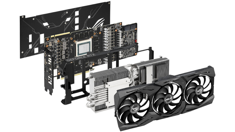 Karta graficzna ASUS Rog Strix GeForce RTX 2080 Ti OC 11GB - chłodzenie