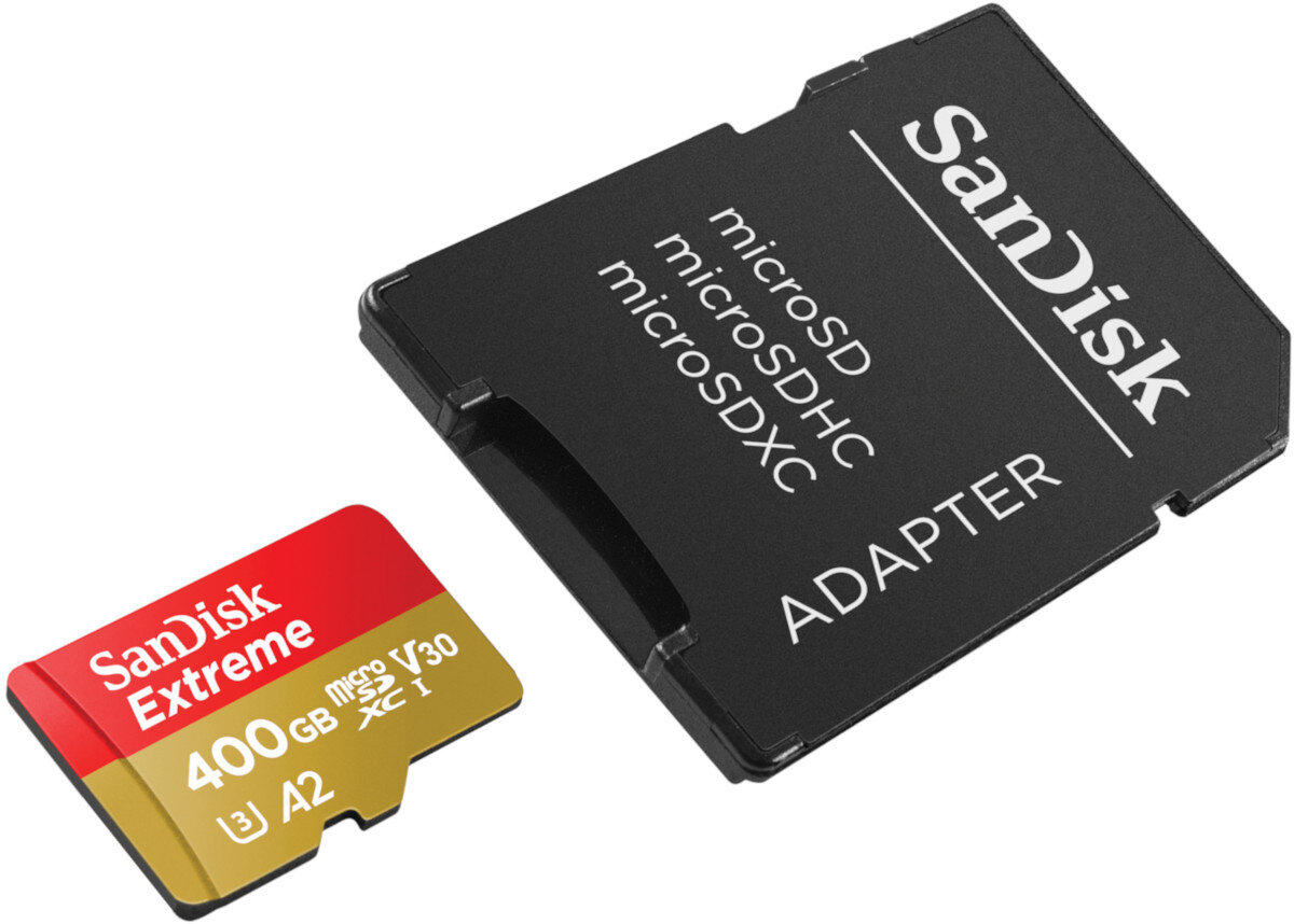 Karta pamieci SANDISK Extreme microSDXC 400GB przyspieszenie aplikacji