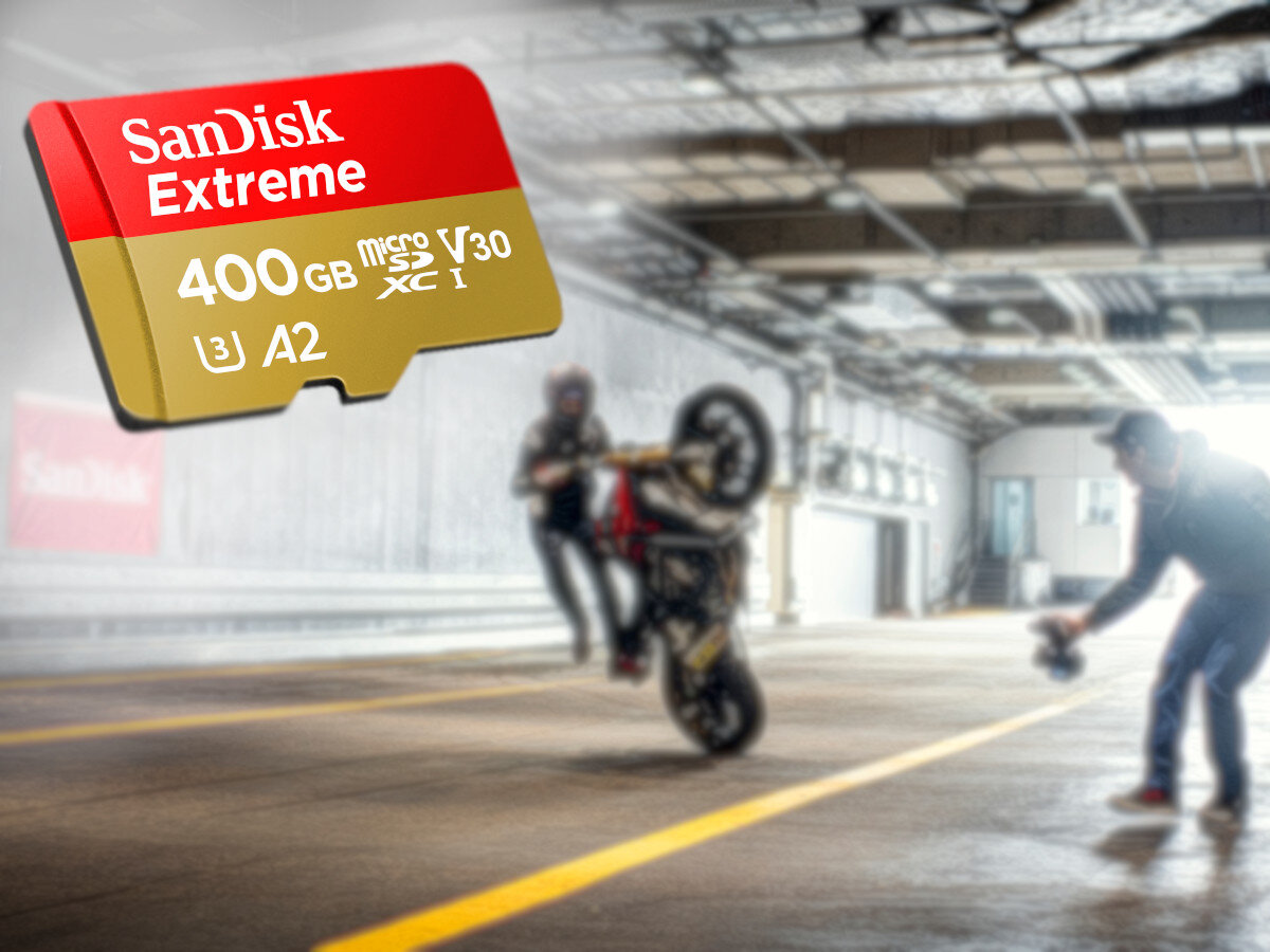 Karta pamieci SANDISK Extreme microSDXC 400GB wysoka odpornosc