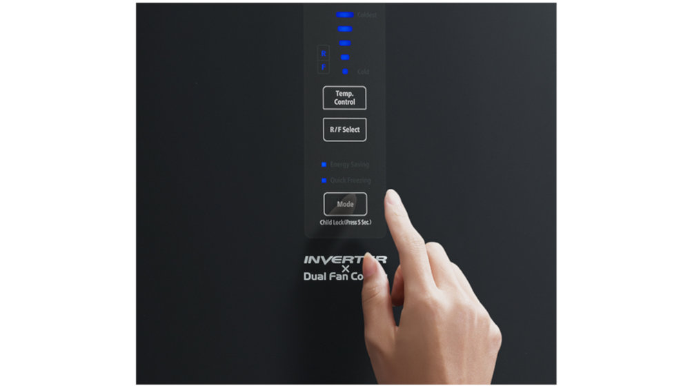 Lodówka Wolnostojąca Hitachi R-BG410PRU6X - Dotykowy Panel Sterowania