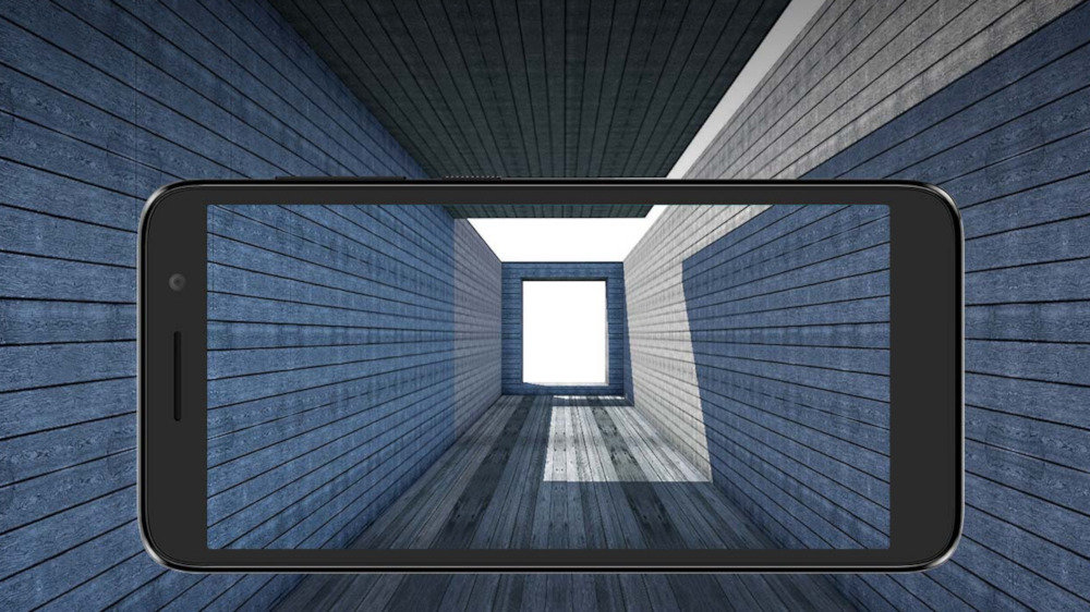 Smartfon ALCATEL 1 Złoty - Ekran