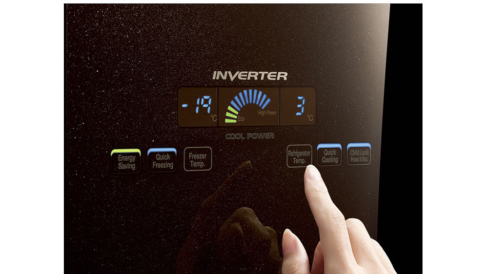 Lodówka Wolnostojąca Hitachi R-B500PRU6 - Dotykowy PAnel Sterowania