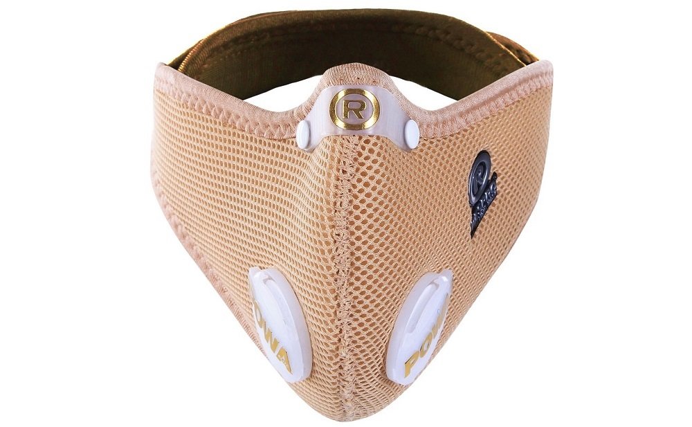 Maska antysmogowa RESPRO Ultralight Kremowy XL elastyczny materiał