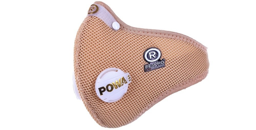 Maska antysmogowa RESPRO Ultralight Kremowy XL dla alergików