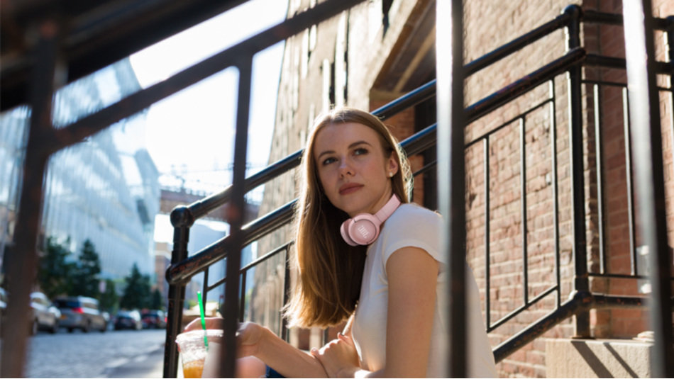 Słuchawki Nauszne JBL TUNE 500BT Różowy - Bluetooth