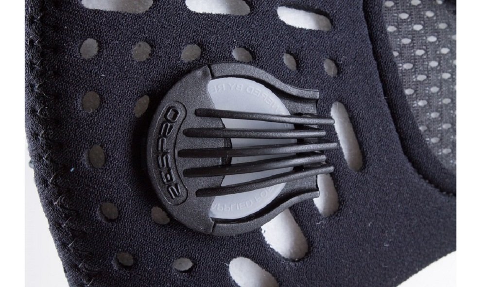 Maska-antysmogowa-RESPRO-Sportsta odpowiednie zawory