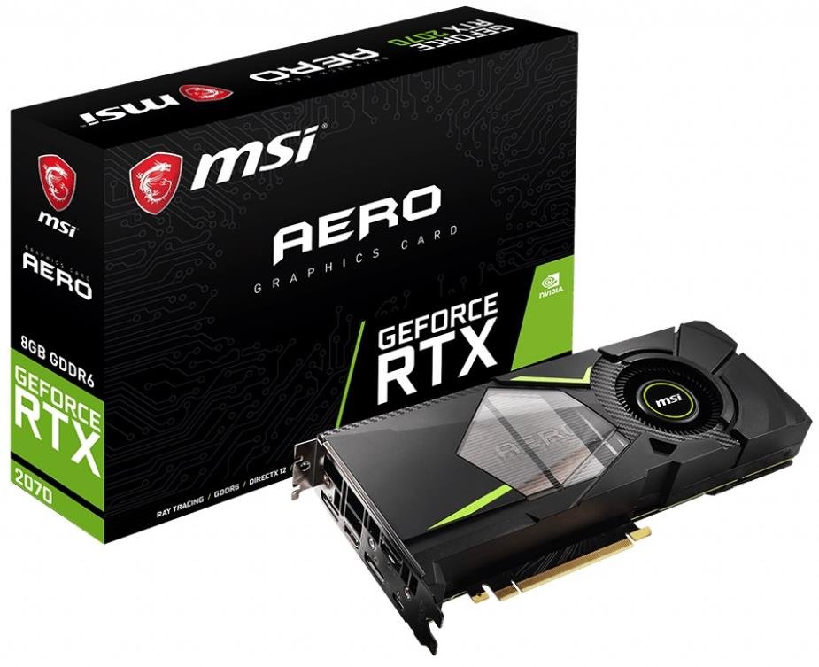 Karta graficzna MSI GeForce RTX 2070 Aero 8GB - Karta graficzna