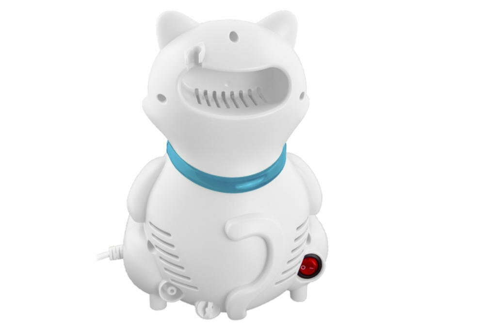 ESPERANZA-ECN003-Kitty inhalator nebulizator urządzenie medyczne wziewne dostarczanie leków skuteczne leczenie oczyszcza strumień powietrza mgiełka inhalacje dzieci kotek