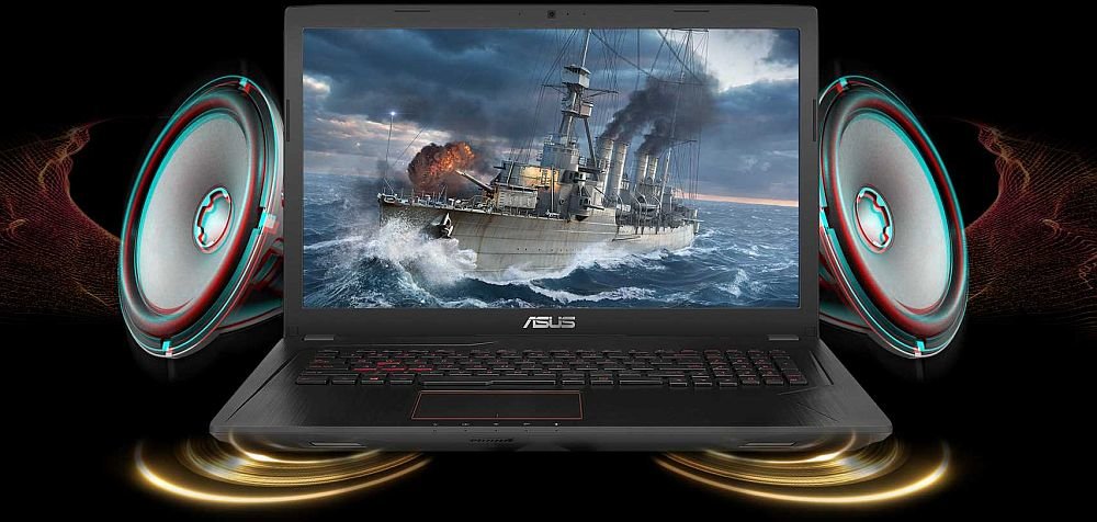 Laptop Gamingowy ASUS FX753VD - Głośniki