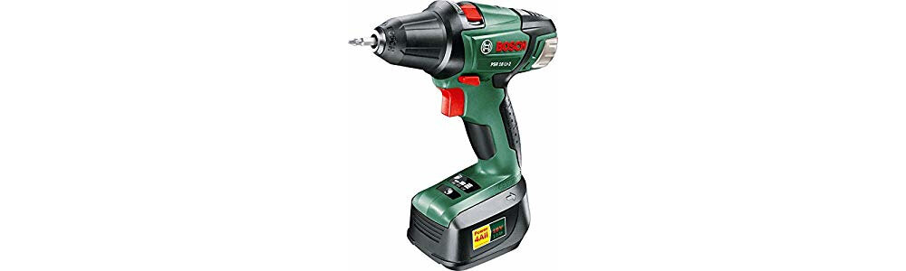 Wiertarko-wkrętarka BOSCH PSR 18 LI-2 akumulator Li-Ion długa żywotność technologia Bosch Electronic Cell Protection napięcie 18 V maksymalny moment obrotowy 46 Nm technologia litowo-jonowa