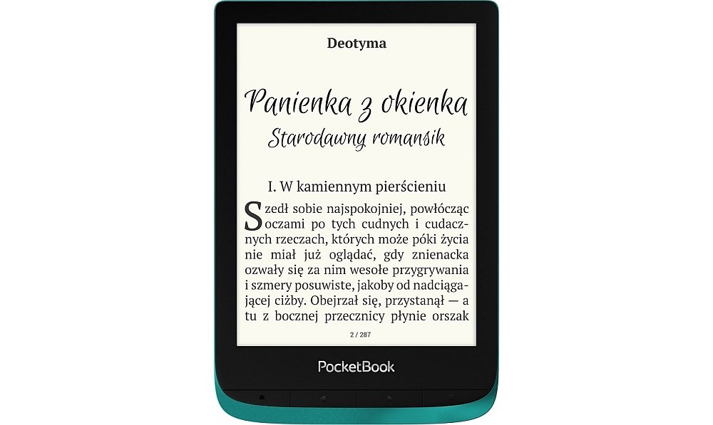 Czytnik E Booków POCKETBOOK 627 Touch Lux 4 Czarny 1024x758 kompaktowy mały lekki 