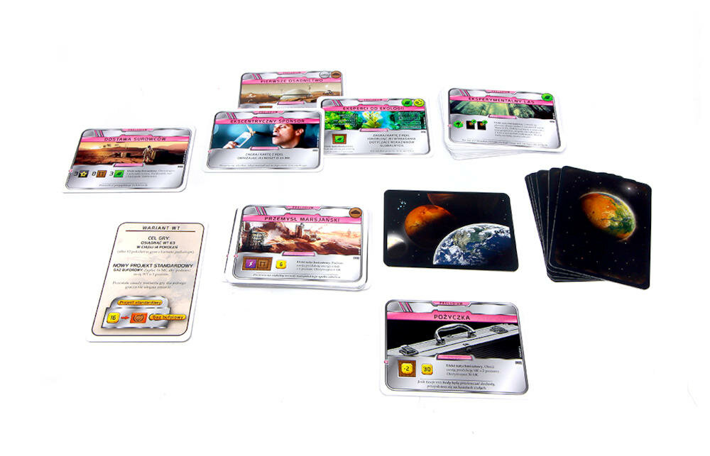 REBEL-TERRAFORMACJA-PRELUDIUM walka korporacje projekty karty preludium rozgrywka nagroda pozycja start