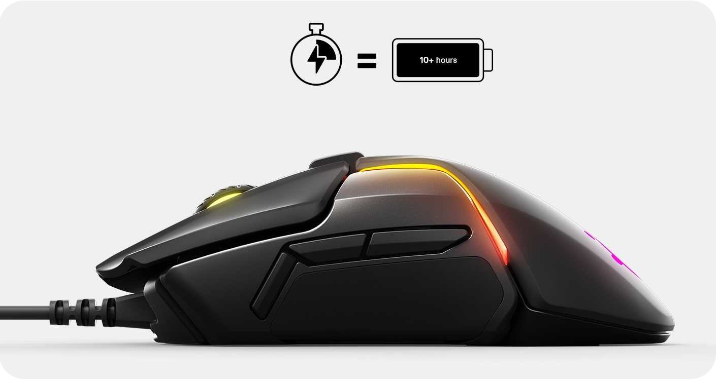 Mysz STEELSERIES Rival 650 - SZYBKIE ŁADOWANIE