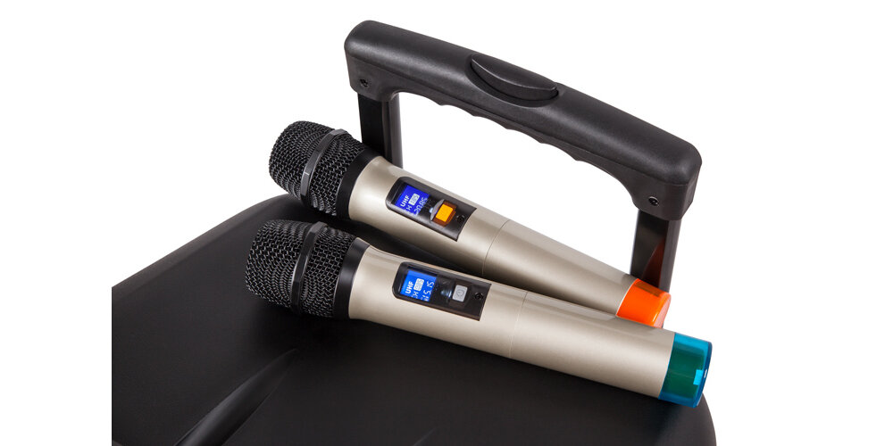 Power audio KRÜGER&MATZ KM1715 Czarny karaoke muzyka na żywo