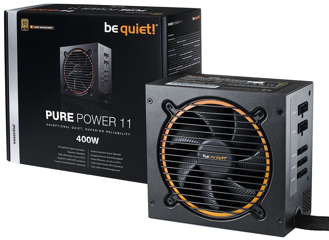 Zasilacz BE QUIET! Pure Power 11 CM 400W  - Zasilacz ATX 