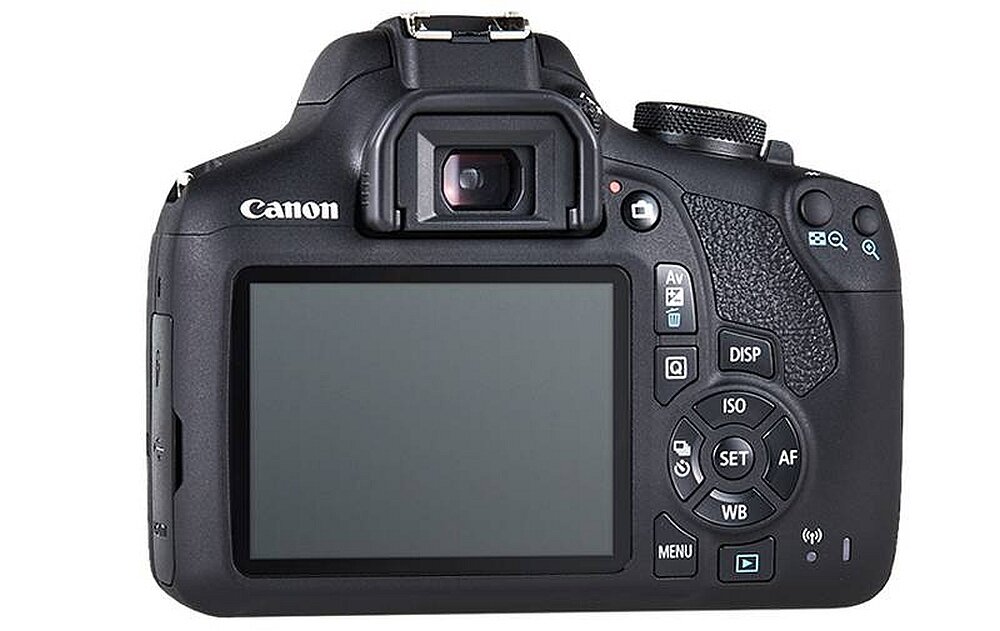 Aparat CANON EOS 2000D zasilanie ostrość filmy nagrywanie obudowa rozdzielczość AF zdjęcia matryca obiektyw