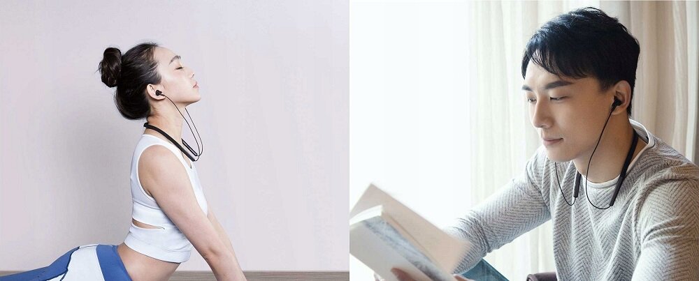 Słuchawki dokanałowe XIAOMI Mi Bluetooth Neckband Czarny dźwięk