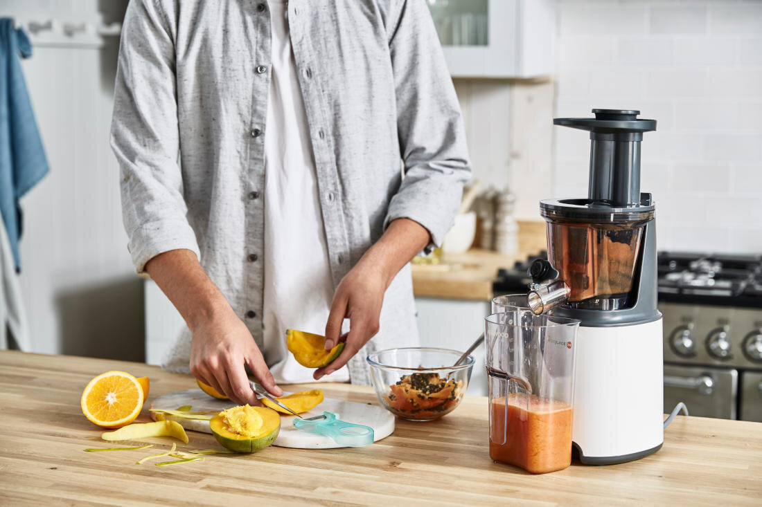 Wyciskarka wolnoobrotowa KENWOOD JMP400WH wyjmowana wkładka filtrująca