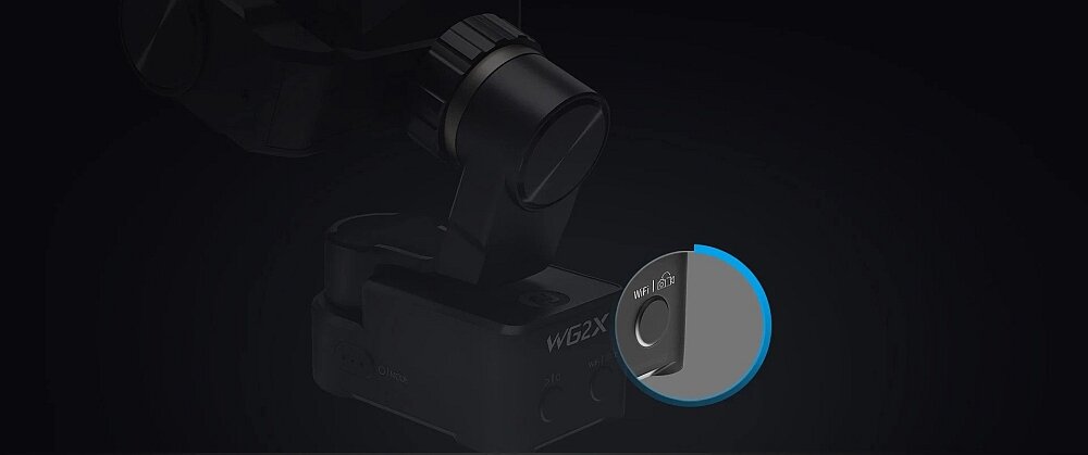 Gimbal FEIYU TECH WG2X stabilizacja filmy kamera sport montaż rozmiar waga
