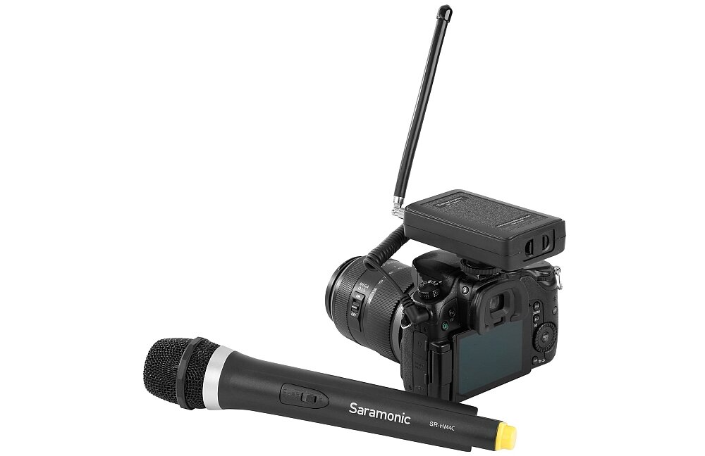 Bezprzewodowy-zestaw-audio-Saramonic-SR-WM4CA-SR-HM4C- rejestracja mikrofon odbiornik