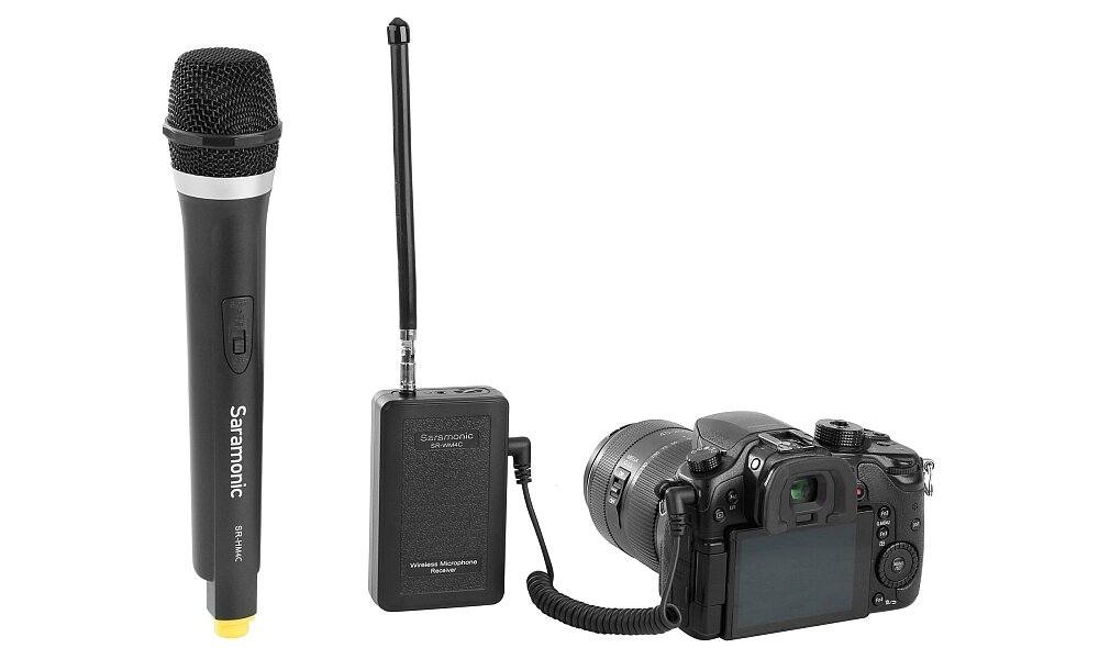 Bezprzewodowy-zestaw-audio-Saramonic-SR-WM4CA-SR-HM4C- rejestracja mikrofon odbiornik