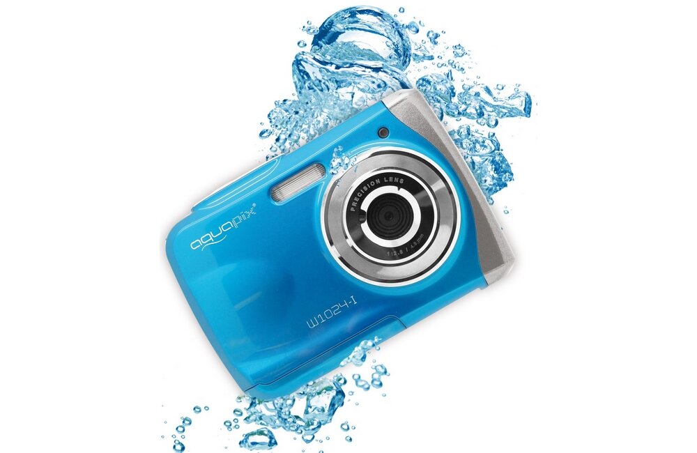 Aparat EASYPIX Aquapix W1024 zdjęcia matryca obiektyw zoom bateria rozdzielczość pojemność AF